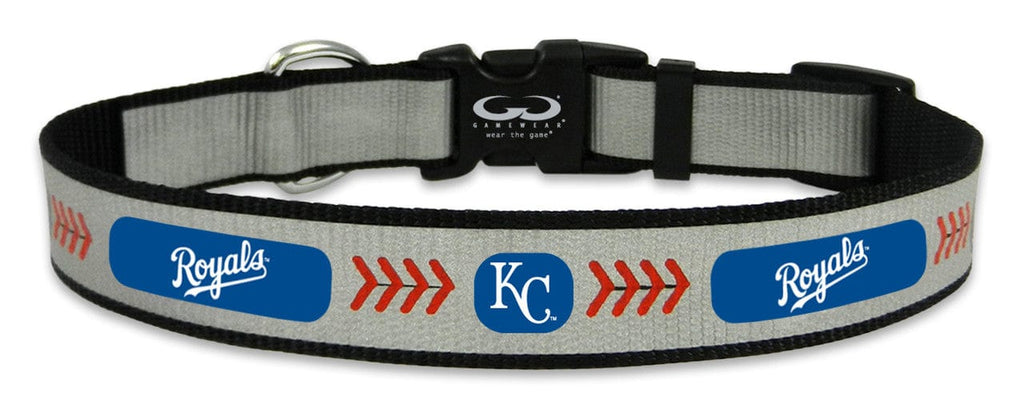 Kansas City Royals Kansas City Royals Pet Collar Reflective Baseball Size Large CO 844214059245