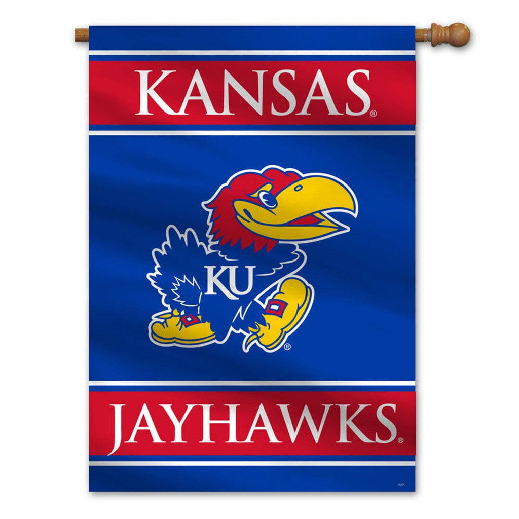 Kansas Jayhawks Kansas Jayhawks Banner 28x40 House Flag Style 2 Sided CO 023245548298