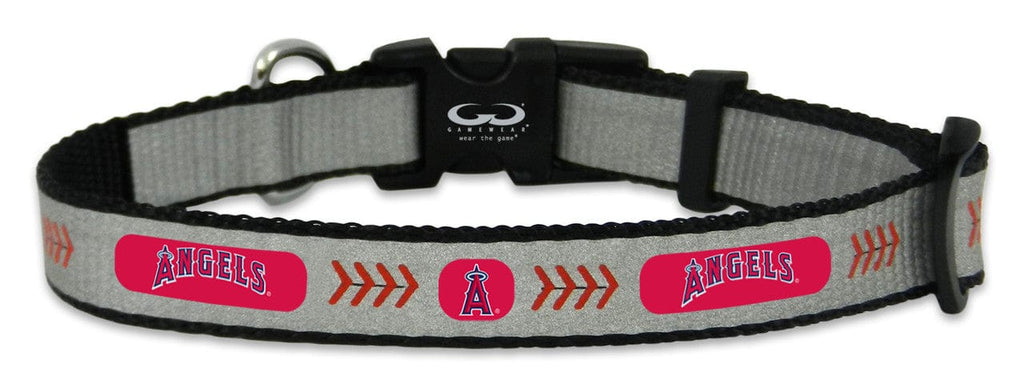 Pet Fan Gear Collar Los Angeles Angels Reflective Toy Baseball Collar 844214058736