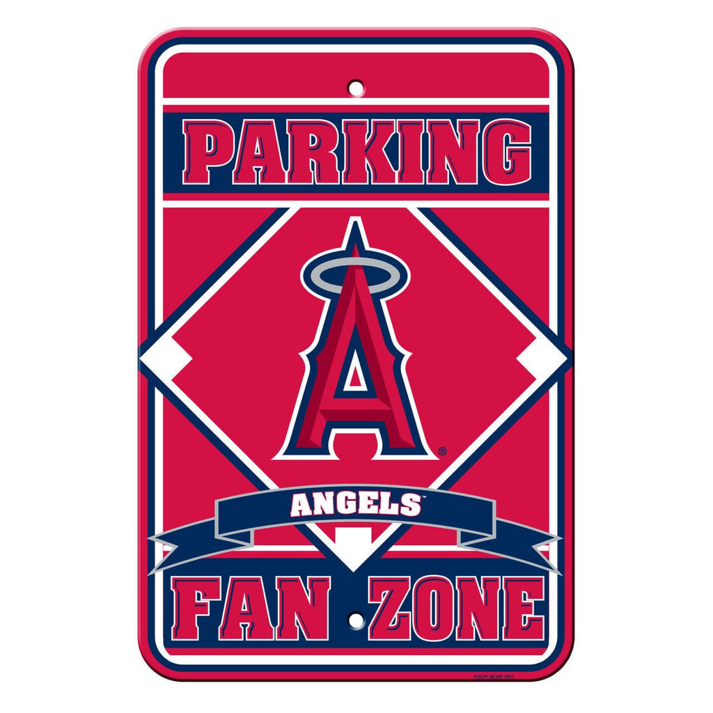 Los Angeles Angels Los Angeles Angels Sign 12x18 Plastic Fan Zone Parking Style CO 023245622035
