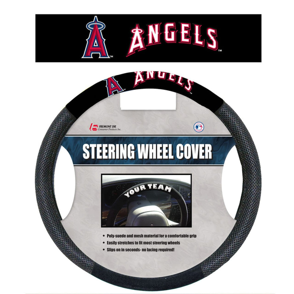 Los Angeles Angels Los Angeles Angels Steering Wheel Cover Mesh Style CO 023245685030