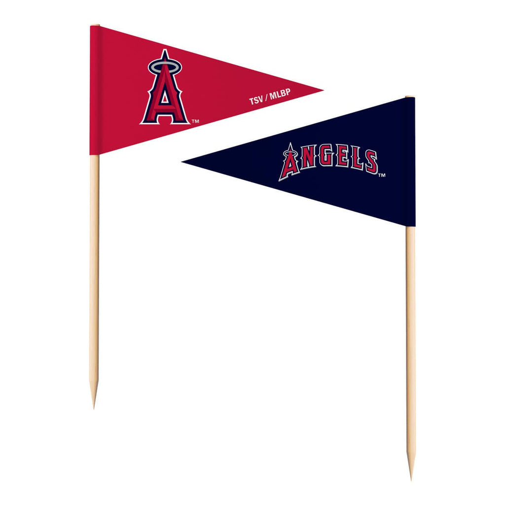 Toothpicks 36 Piece Los Angeles Angels Toothpick Flags - Special Order 771831385139