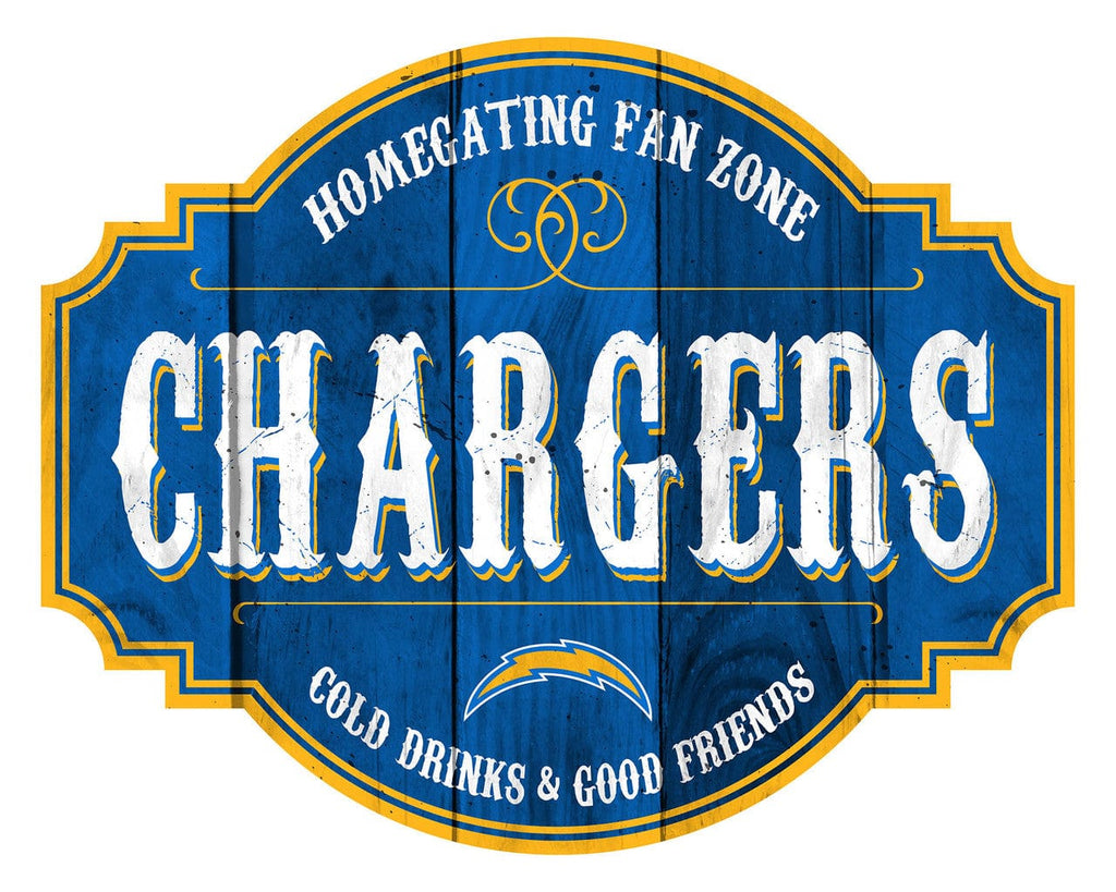Signs Los Angeles Chargers Sign Wood 12 Inch Homegating Tavern 878461181541