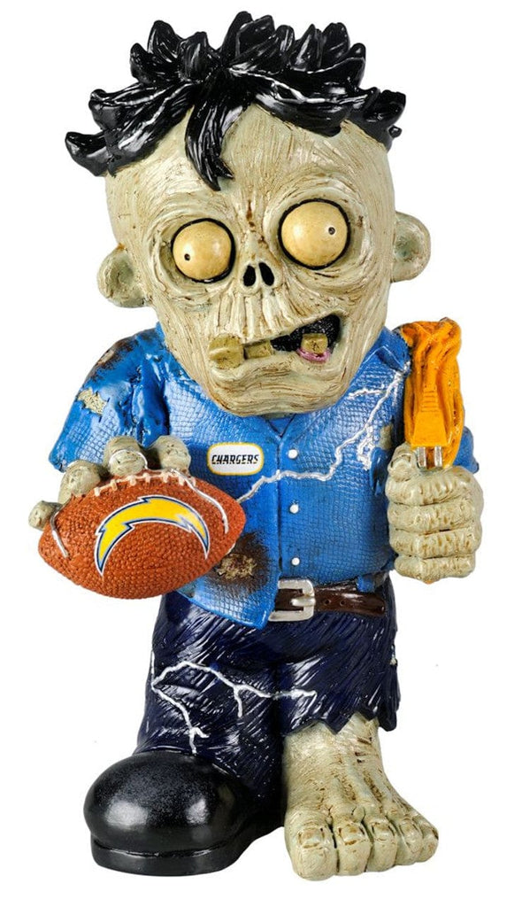 NFL Legacy Teams Los Angeles Chargers Zombie Figurine Thematic CO 887849313337