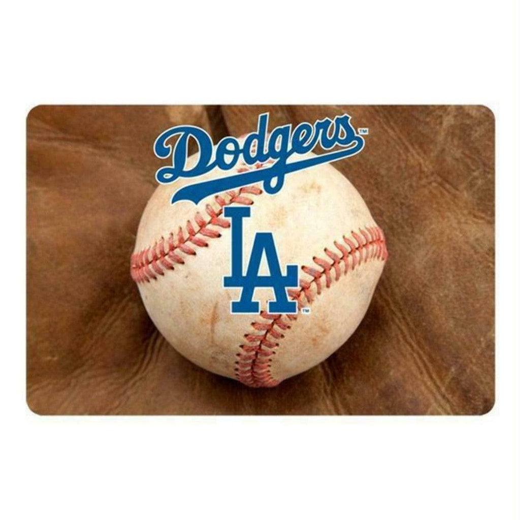 Los Angeles Dodgers Los Angeles Dodgers Pet Bowl Mat Classic Baseball Size Large CO 844214064133