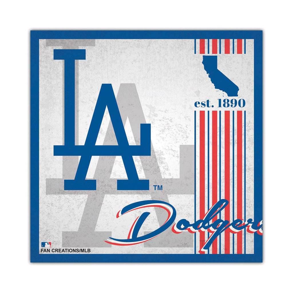 Sign 10x10 Album Los Angeles Dodgers Sign Wood 10x10 Album Design 878461371089
