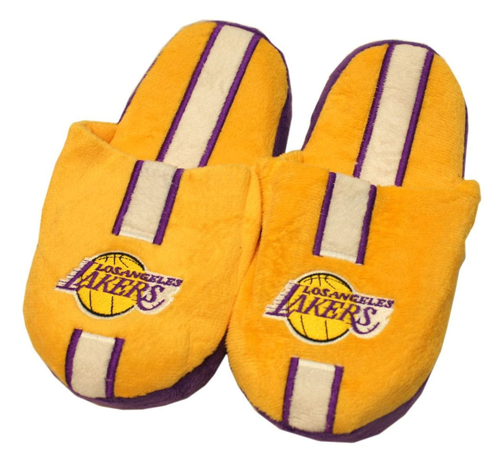 Los Angeles Lakers Los Angeles Lakers Slippers - Youth 8-16 Stripe (12 pc case) CO 884966237799