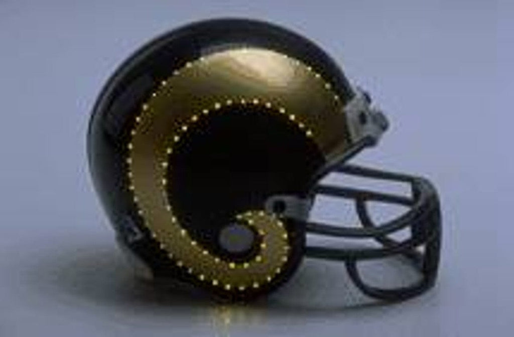 Los Angeles Rams Los Angeles Rams Helmet Riddell Replica Mini VSR4 Style Fiber Optic CO 95855947280
