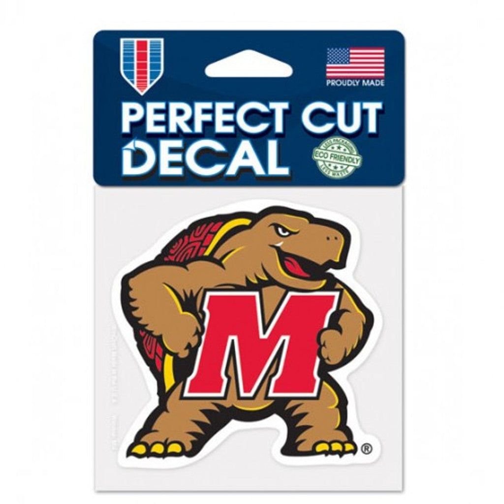 Decal 4x4 Perfect Cut Color Maryland Terrapins Decal 4x4 Perfect Cut Color 032085528476