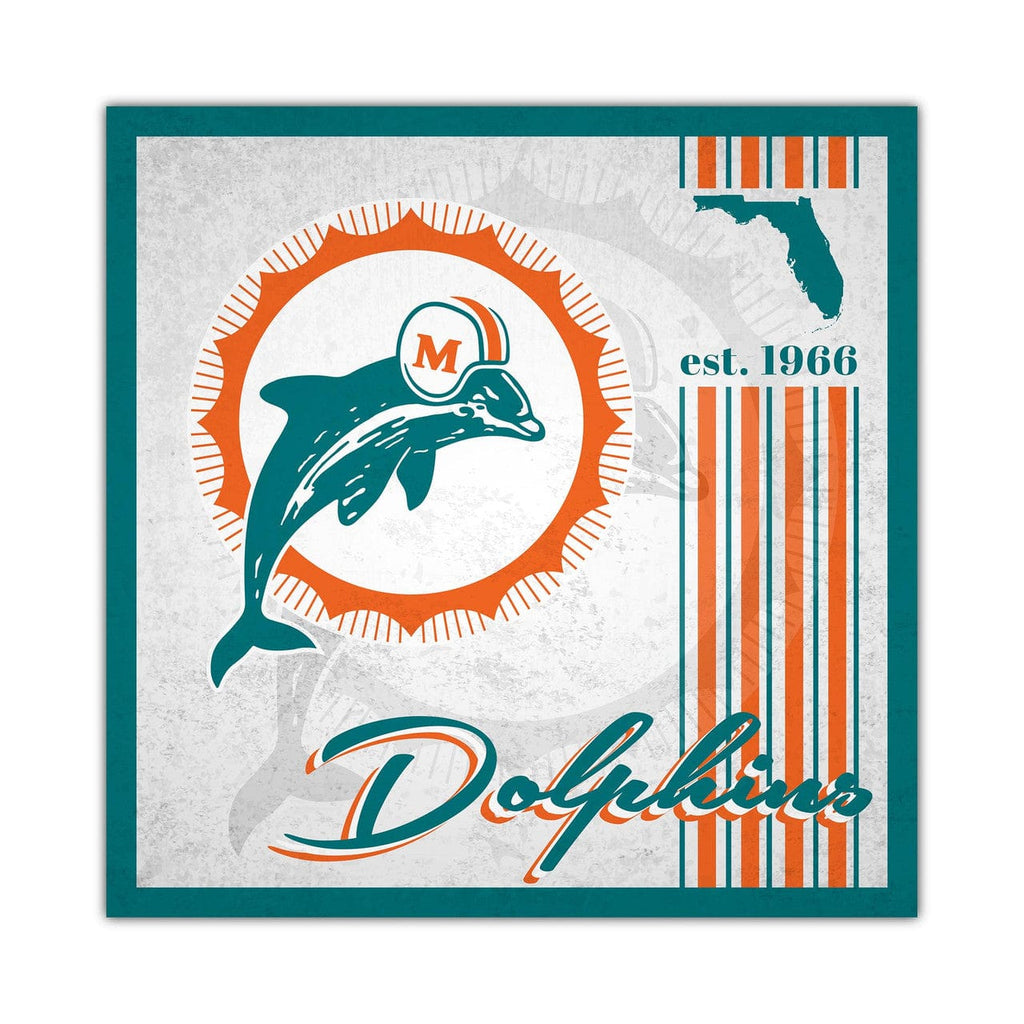 Sign 10x10 Album Miami Dolphins Sign Wood 10x10 Album Design 878461371478