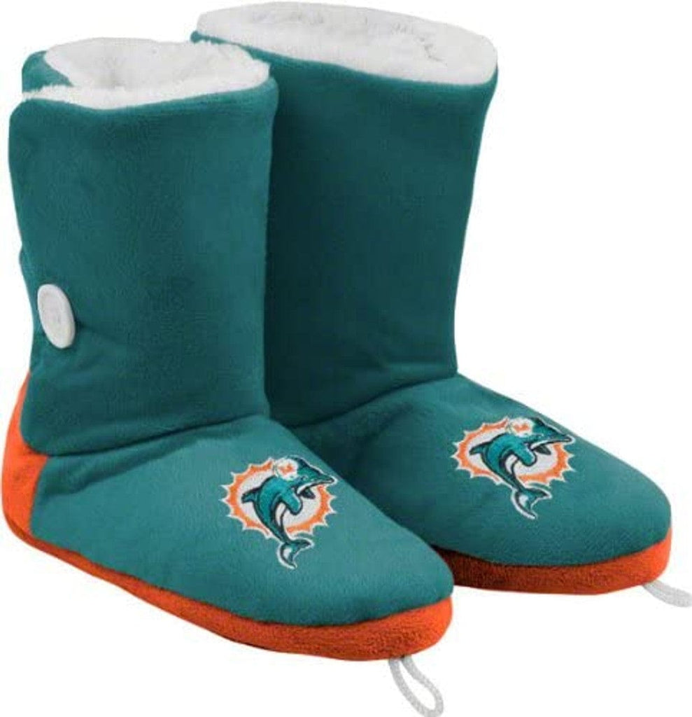 Miami Dolphins Miami Dolphins Slippers - Womens Boot (12 pc case) CO 884966229565