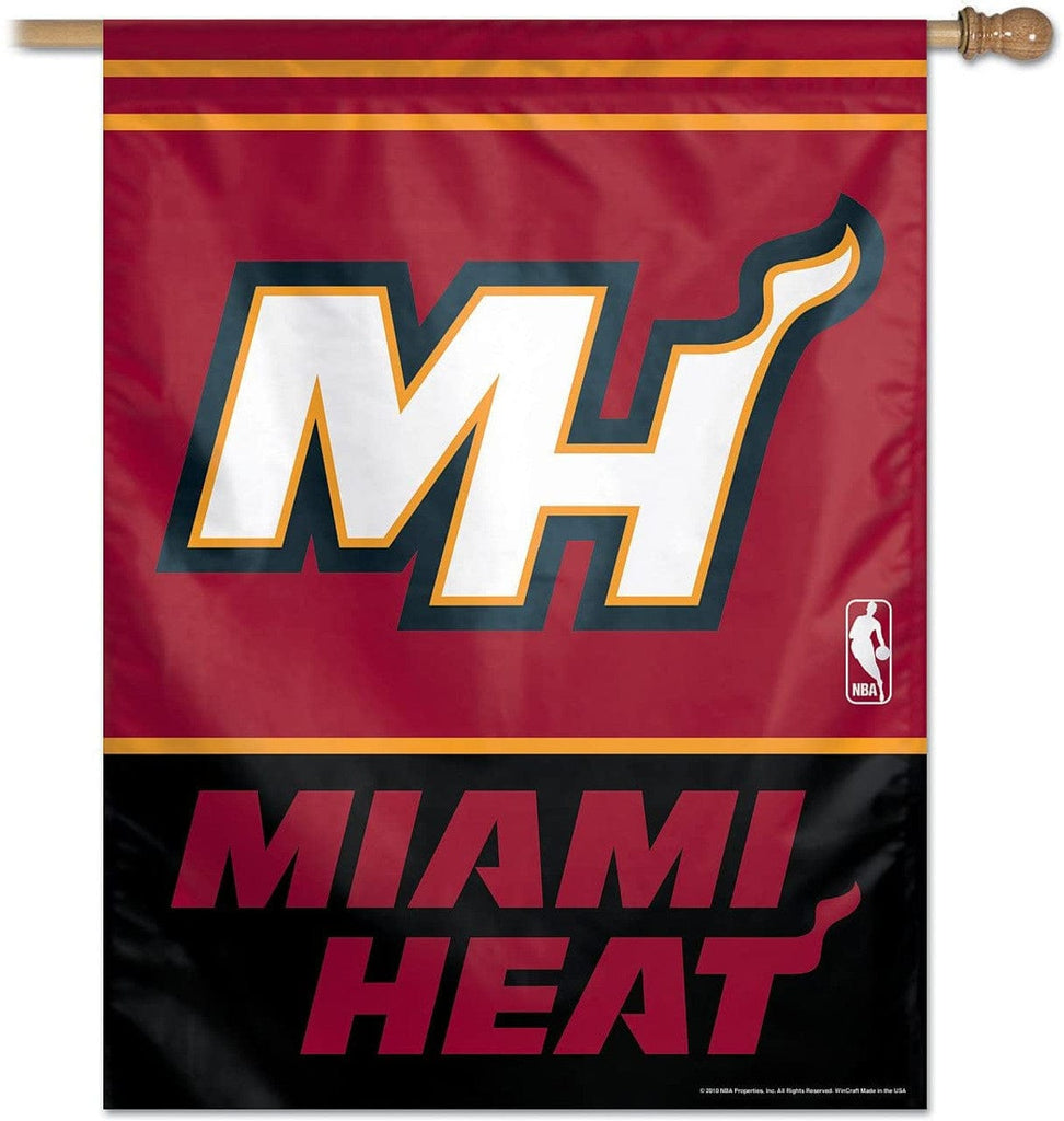 Banner 28x40 Miami Heat Banner 28x40 Vertical - Special Order 032085019721