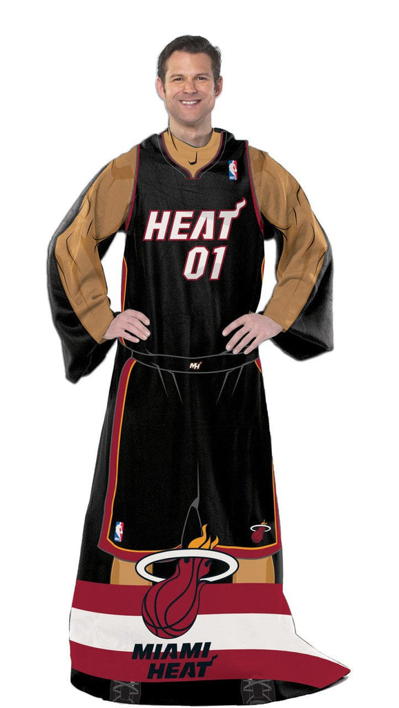 Blankets With Sleeves Miami Heat Comfy Throw - Player Design 087918632165