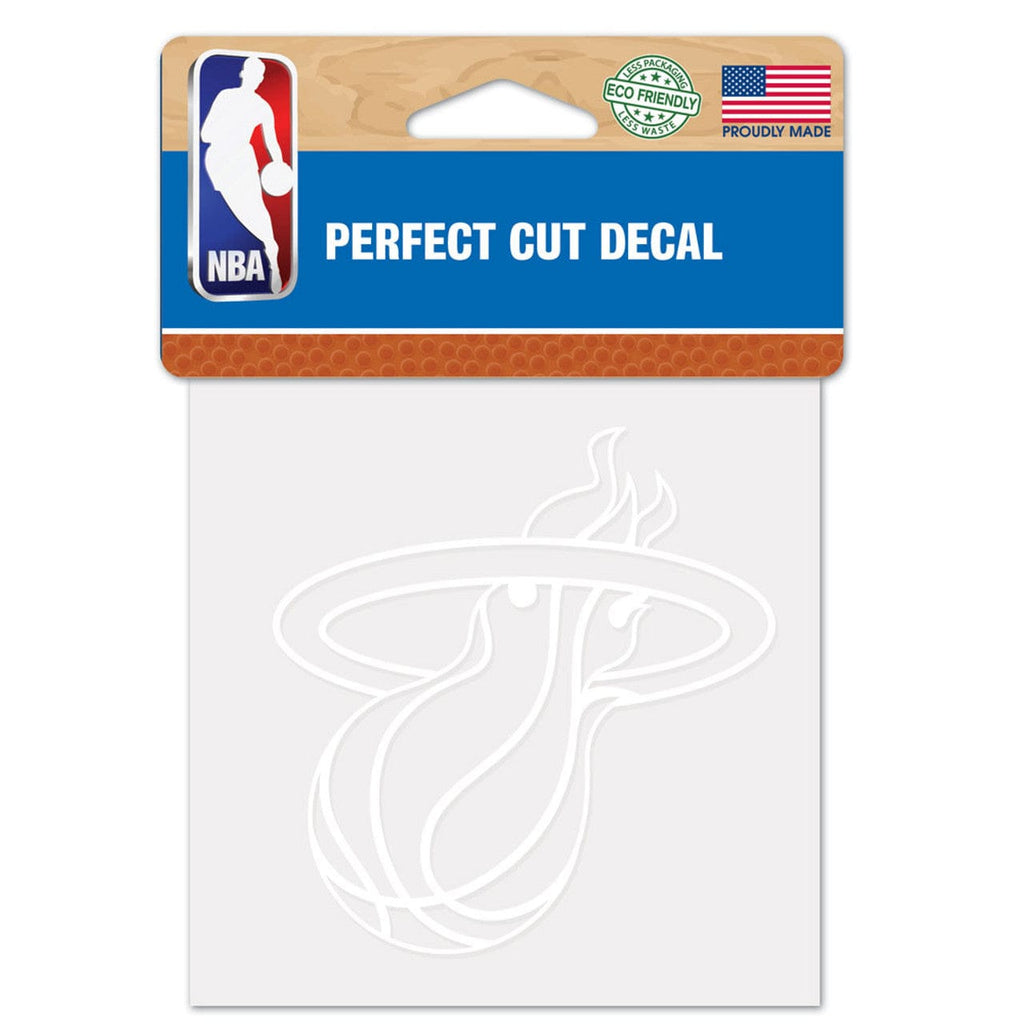 Decal 4x4 Perfect Cut White Miami Heat Decal 4x4 Perfect Cut White - Special Order 032085555267