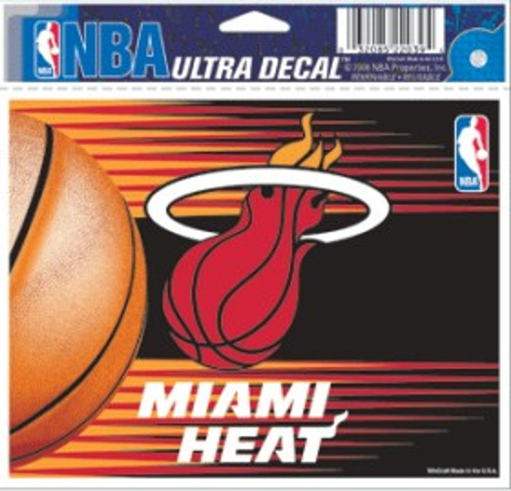 Decal 5x6 Multi Use Color Miami Heat Decal 5x6 Ultra 032085220394