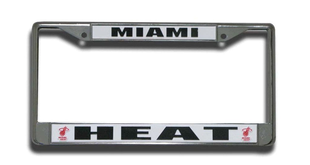 License Frame Chrome Miami Heat License Plate Frame Chrome 094746017217