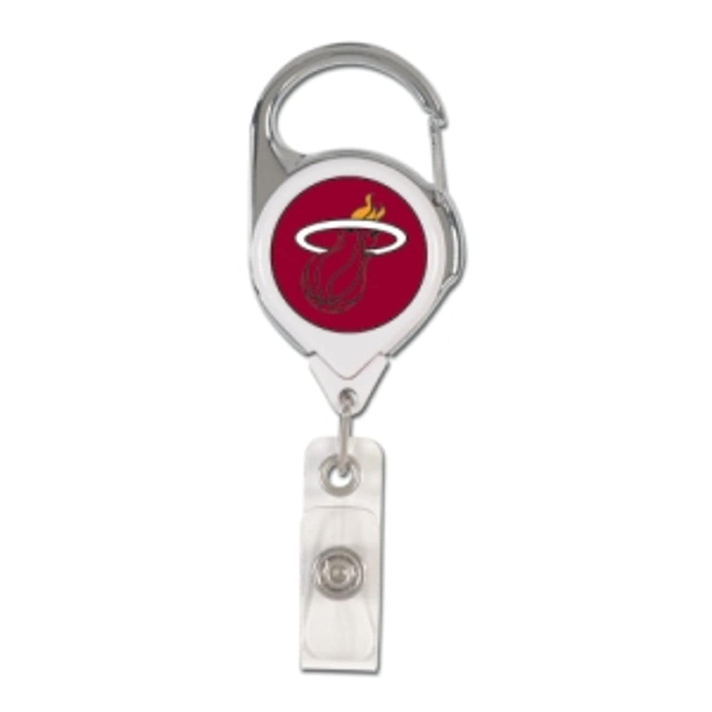Badge Holders Miami Heat Retractable Premium Badge Holder 032085471116