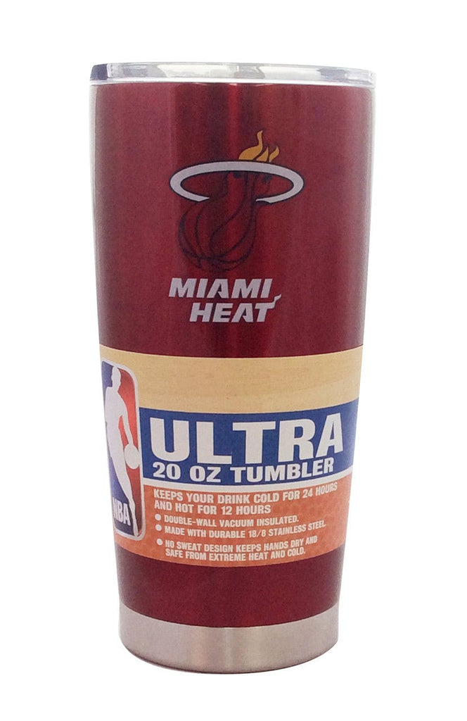 Miami Heat Miami Heat Travel Tumbler 20oz Ultra Red CO 888860518541