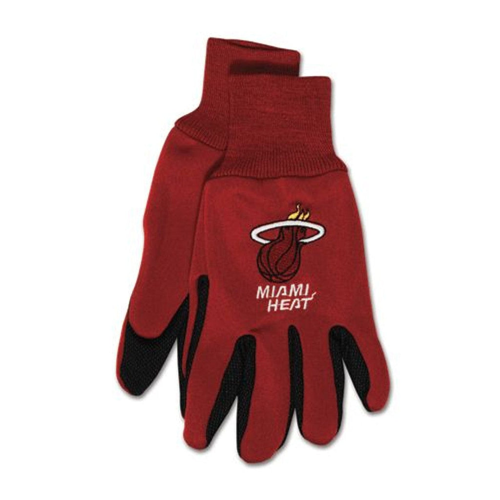 Gloves Miami Heat Two Tone Gloves - Adult - Special Order 099606986511
