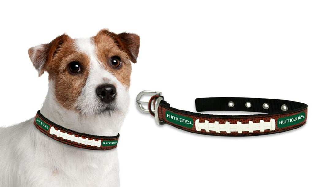 Pet Collar Small Miami Hurricanes Dog Collar - Small 844214062689