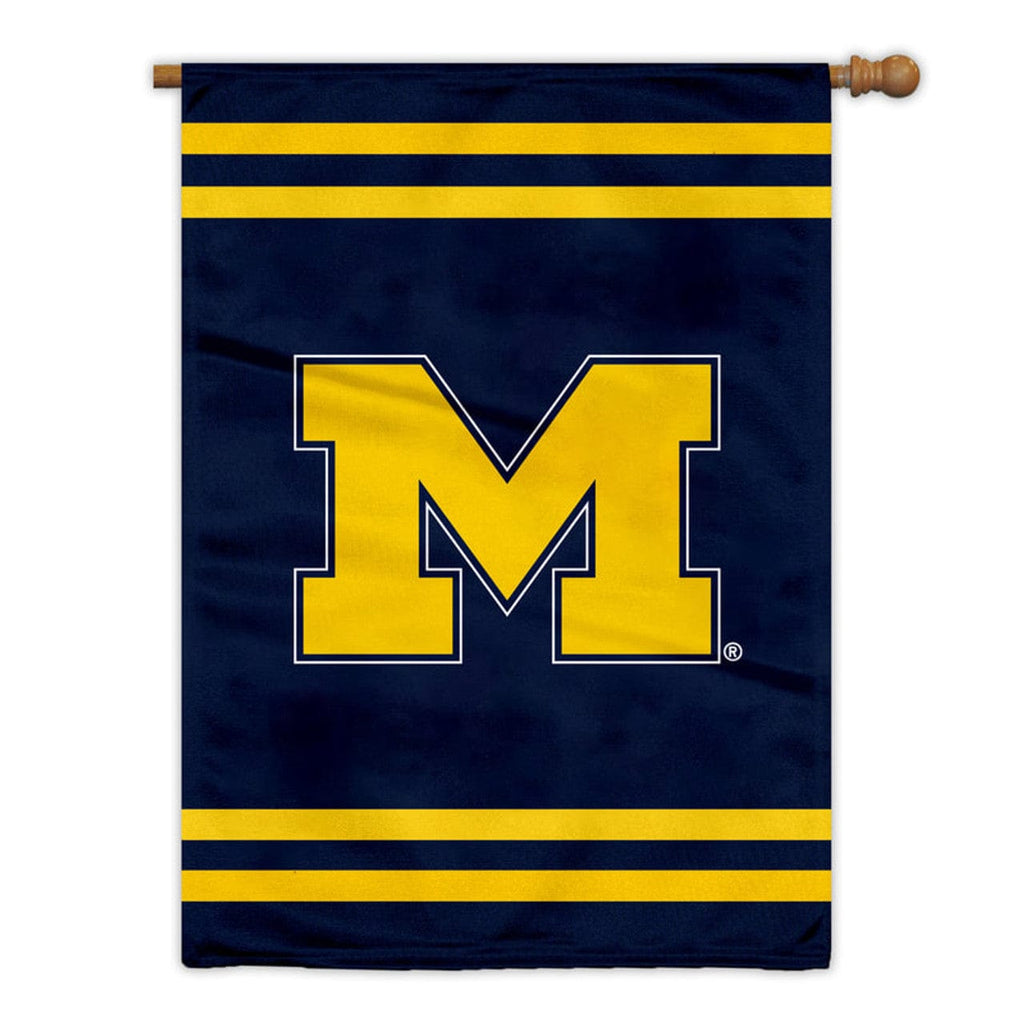 Michigan Wolverines Michigan Wolverines Banner 28x40 House Flag Style 2 Sided CO 023245548403