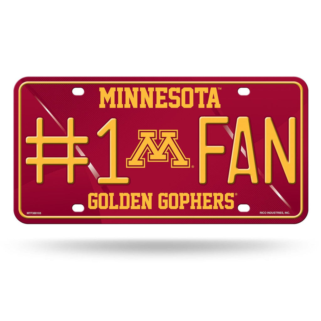Minnesota Golden Gophers Minnesota Golden Gophers License Plate #1 Fan Alternate Design 767345752215