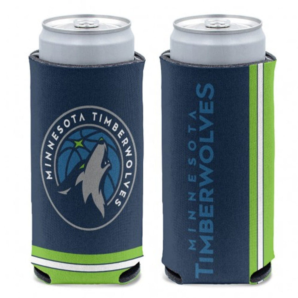 Slim Can Coolers Minnesota Timberwolves Can Cooler Slim Can Design 194166087170