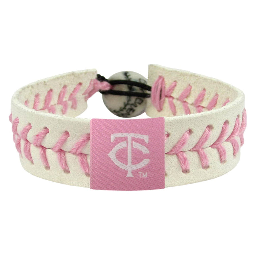 Minnesota Twins Minnesota Twins Bracelet Baseball Pink CO 877314002118