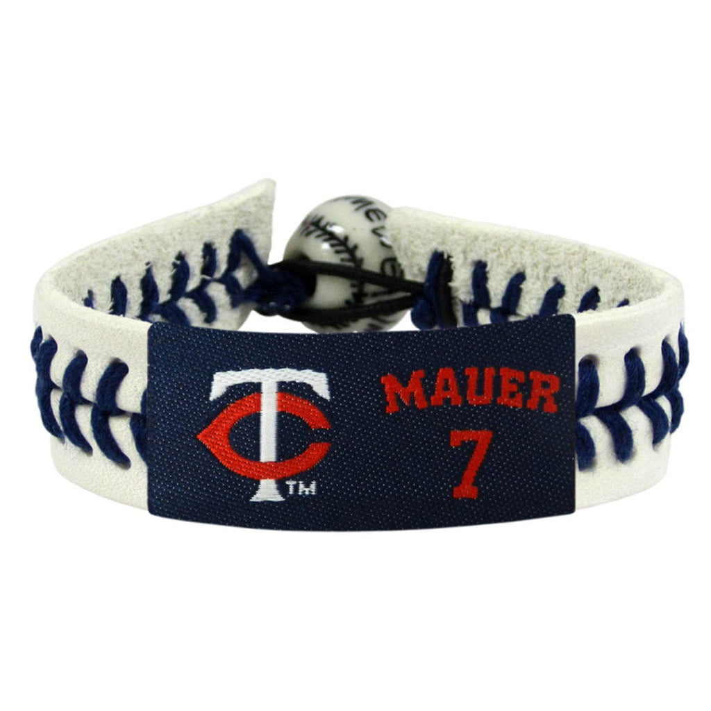 Minnesota Twins Minnesota Twins Bracelet Genuine Baseball Joe Mauer CO 877314005935
