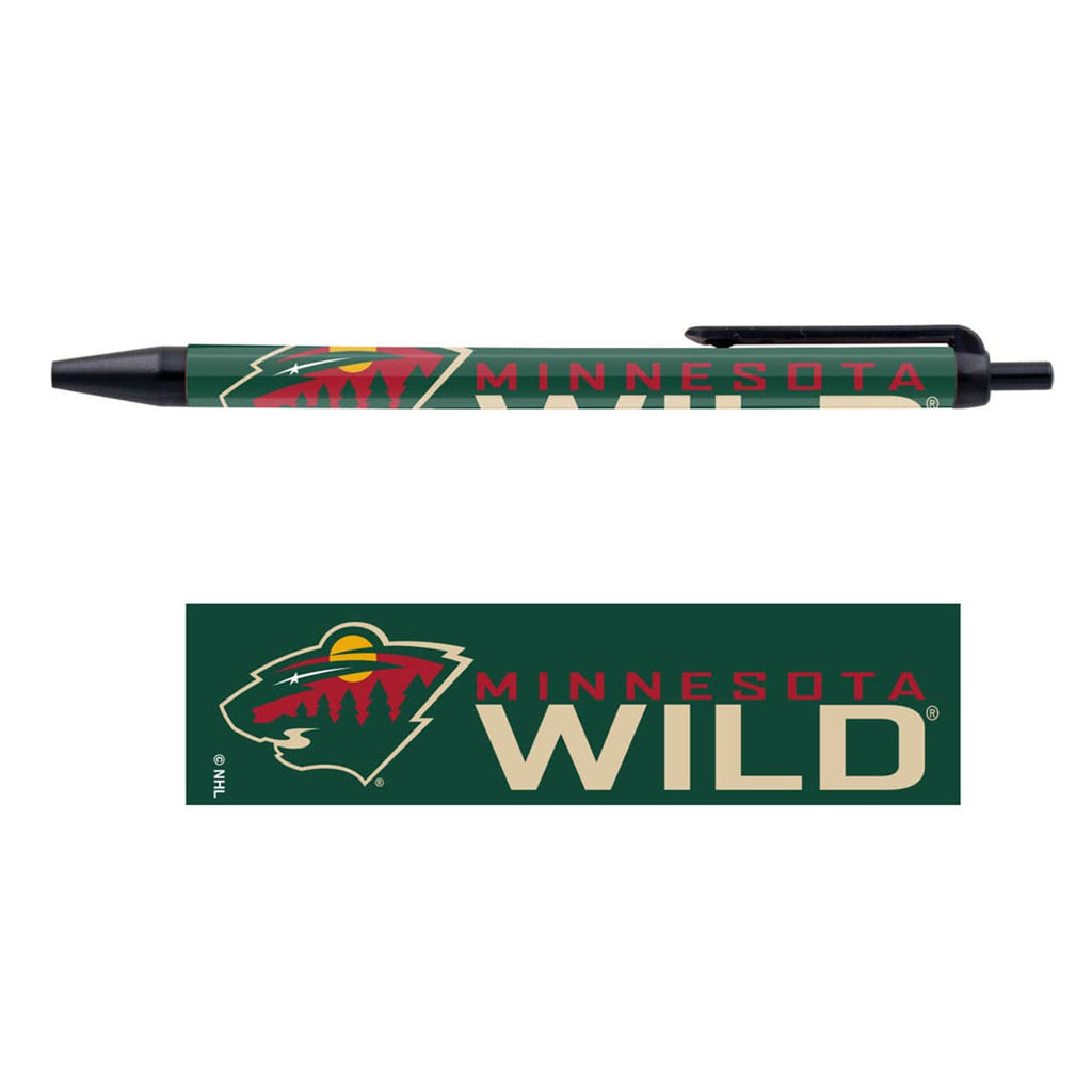 Pens Click Style 5 Pack Minnesota Wild Pens 5 Pack 032085670243