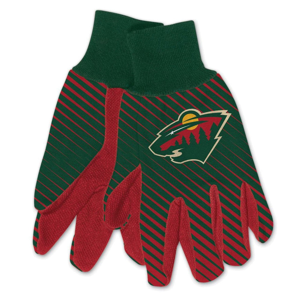 Gloves Minnesota Wild Two Tone Gloves - Adult 099606936523