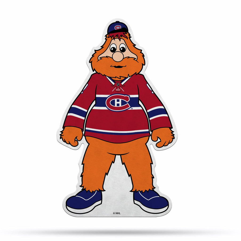 Shape Cut Pennant Montreal Canadiens Pennant Shape Cut Mascot Design Special Order 767345790156