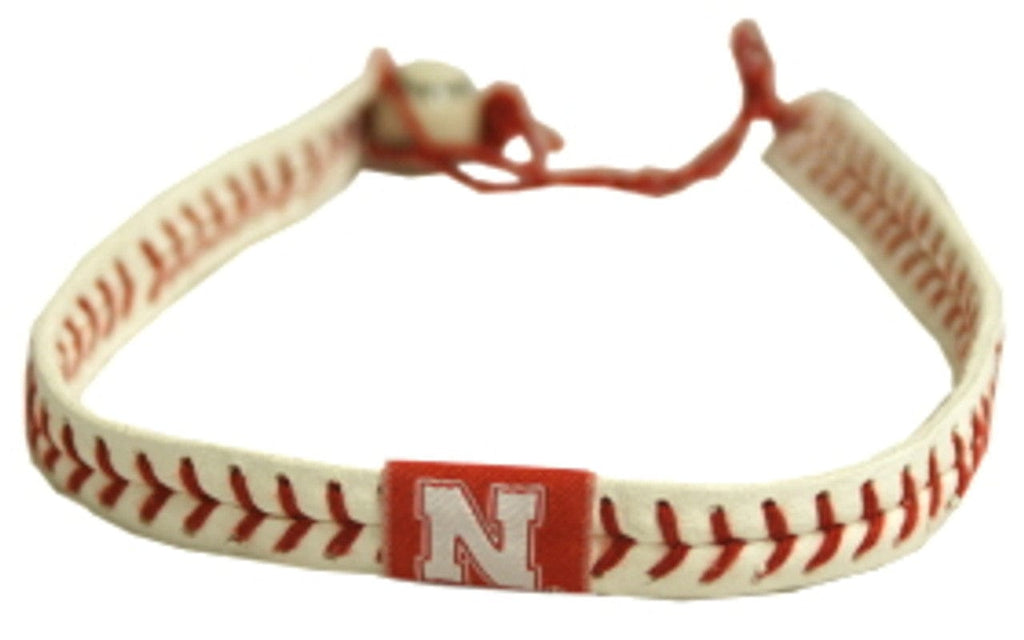 Jewelry Necklace Frozen Rope Nebraska Cornhuskers Classic Baseball Necklace 877314001869