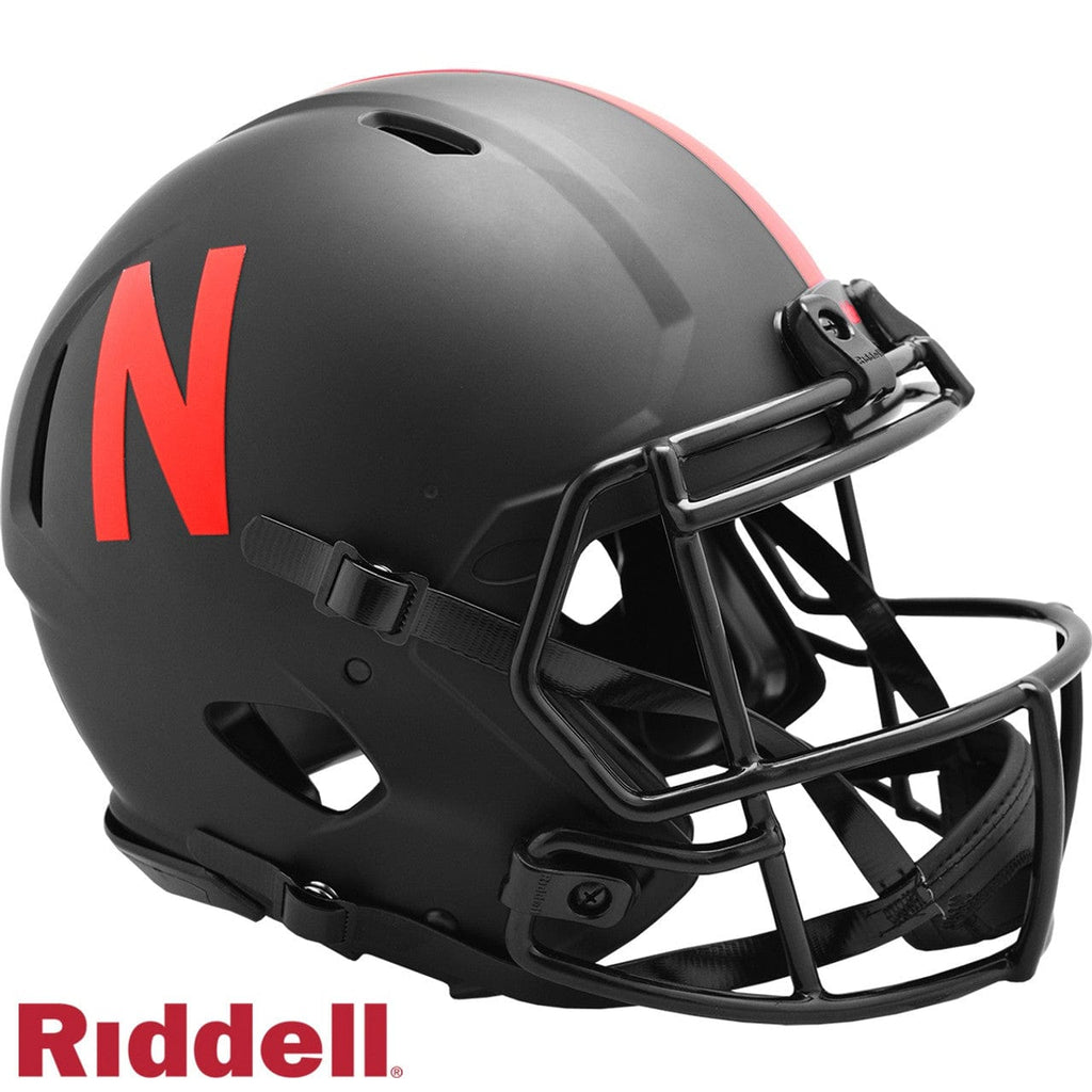 Helmets Full Size Auth Eclipse Nebraska Cornhuskers Helmet Riddell Authentic Full Size Speed Style Eclipse Alternate Special Order 095855329628