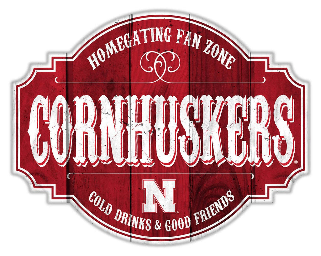 Signs Nebraska Cornhuskers Sign Wood 12 Inch Homegating Tavern 878461182036