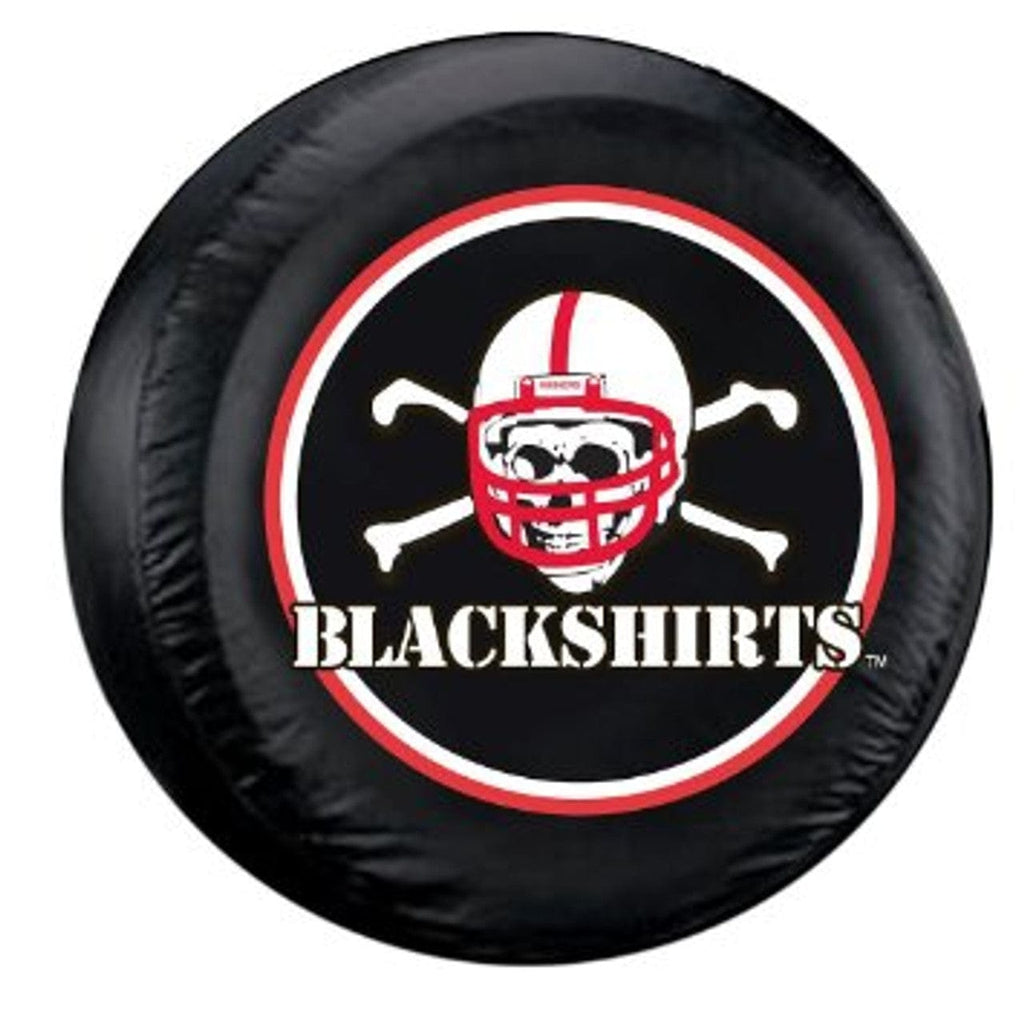 Nebraska Cornhuskers Nebraska Cornhuskers Tire Cover Large Size Blackshirts Logo Design CO 023245583466