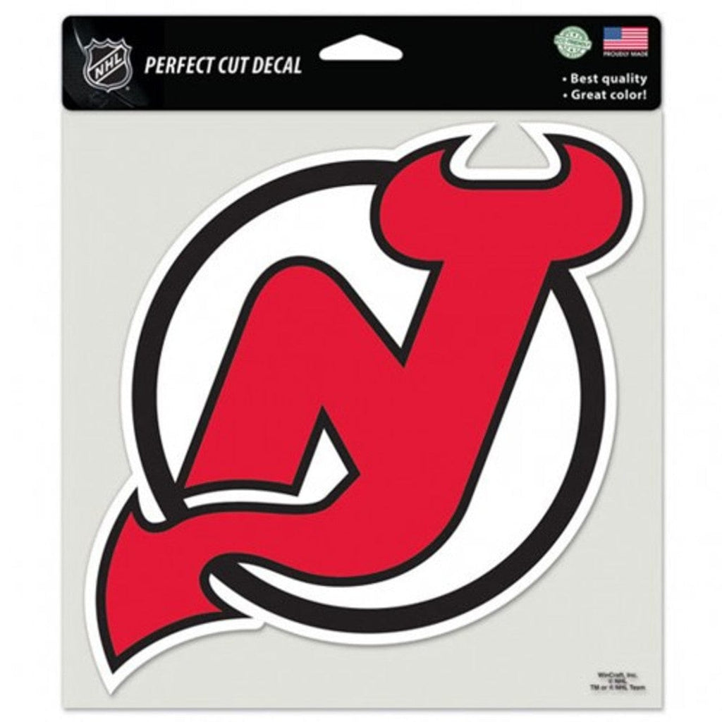 Decal 8x8 Perfect Cut Color New Jersey Devils Decal 8x8 Perfect Cut Color - Special Order 032085875365