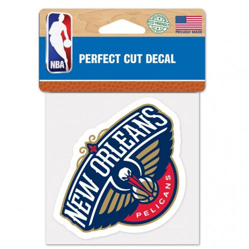 Decal 4x4 Perfect Cut Color New Orleans Pelicans Decal 4x4 Perfect Cut Color 032085217691