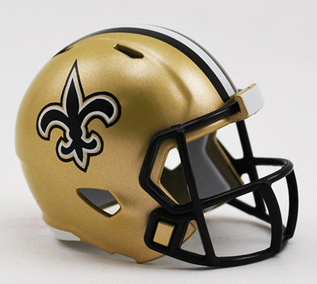 Helmets Pocket Pro New Orleans Saints Helmet Riddell Pocket Pro Speed Style 095855320663