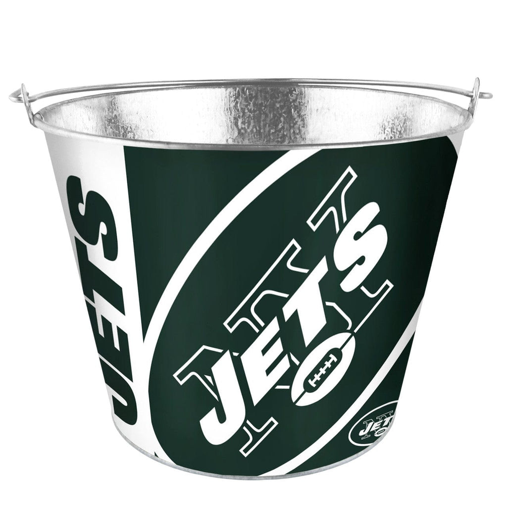 New York Jets New York Jets Bucket 5 Quart Hype Design 888860559094