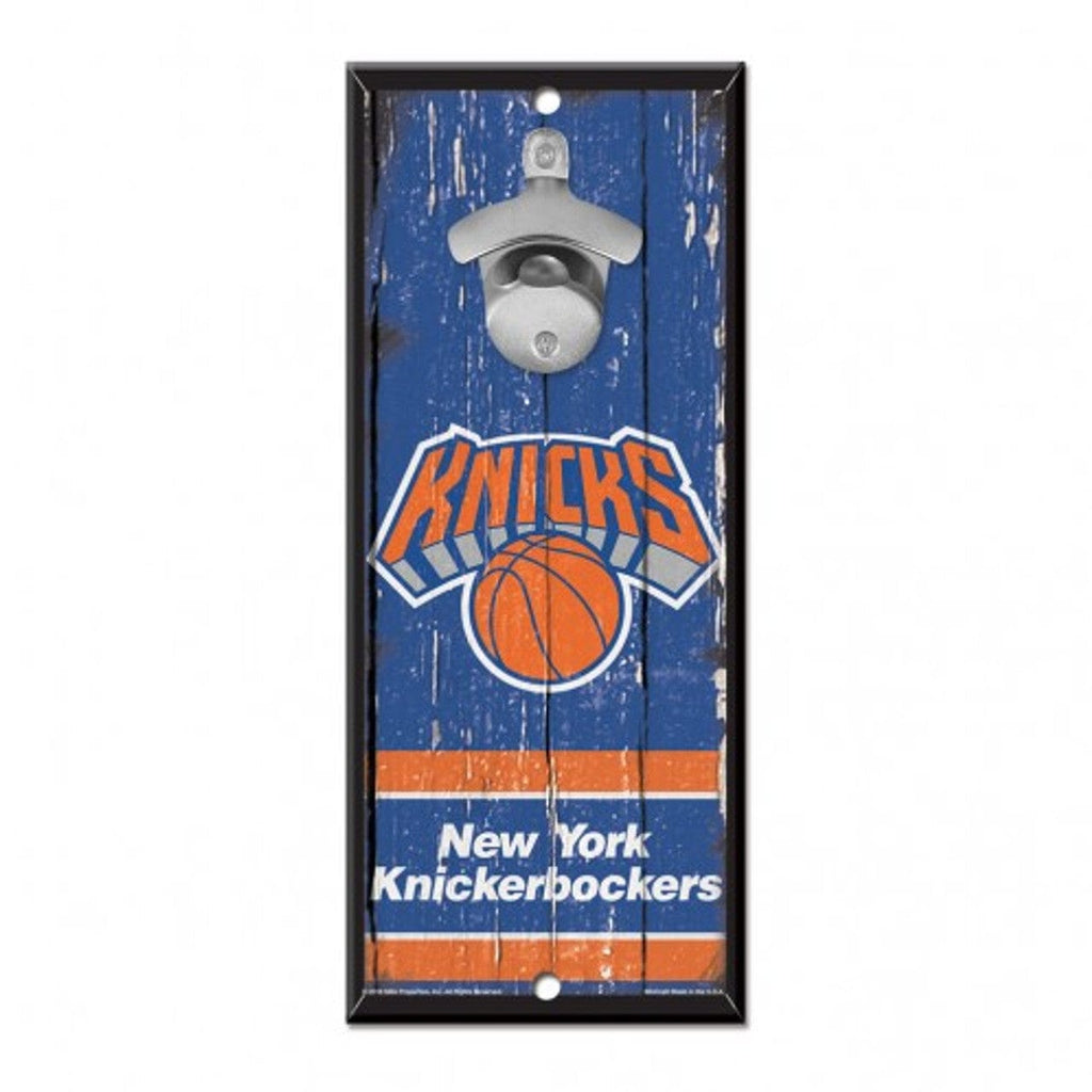 Sign 5x11 Bottle Opener New York Knicks Sign Wood 5x11 Bottle Opener 194166047815