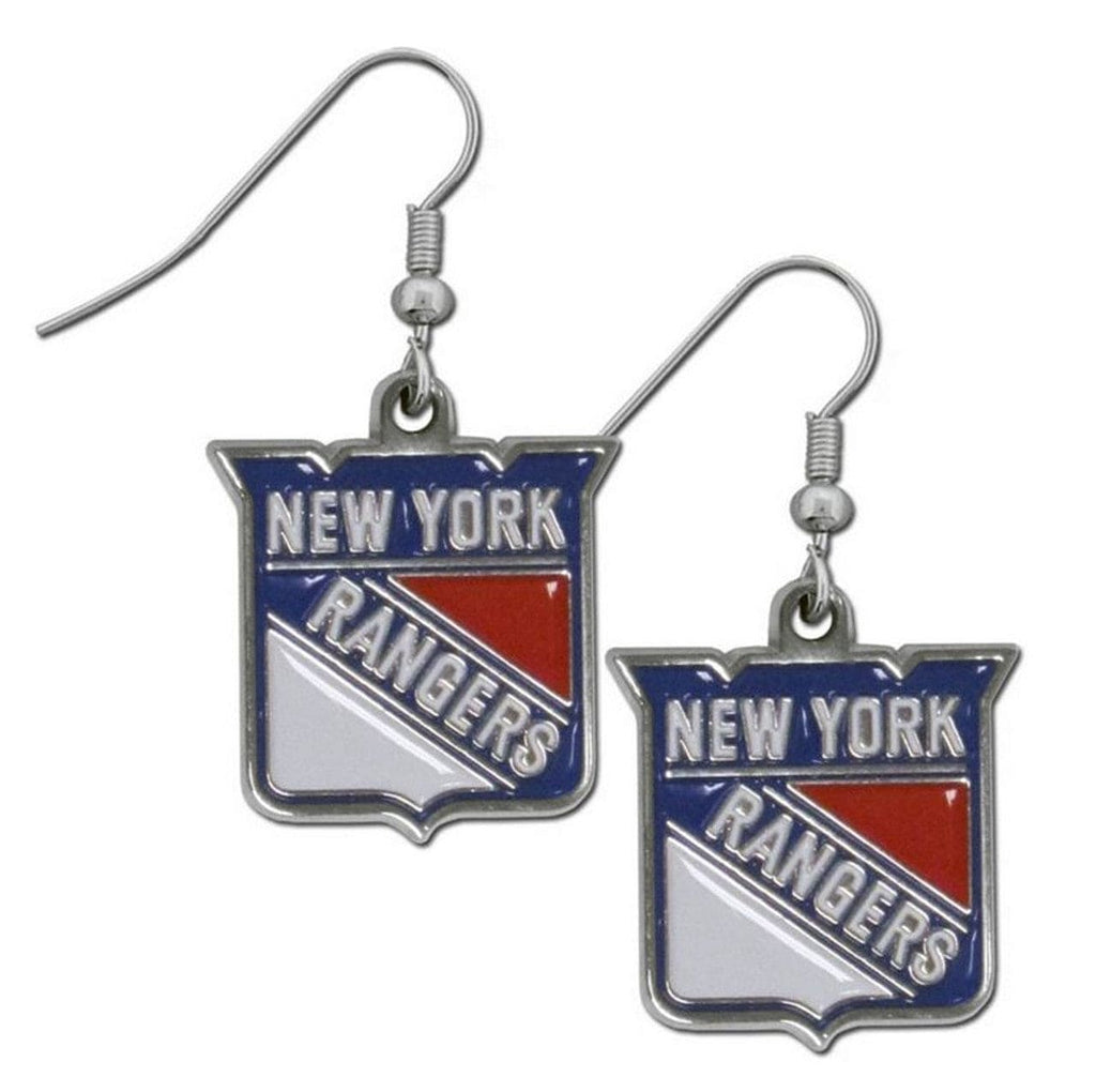 Jewelry Earrings Dangle New York Rangers Dangle Earrings - Special Order 754603255847