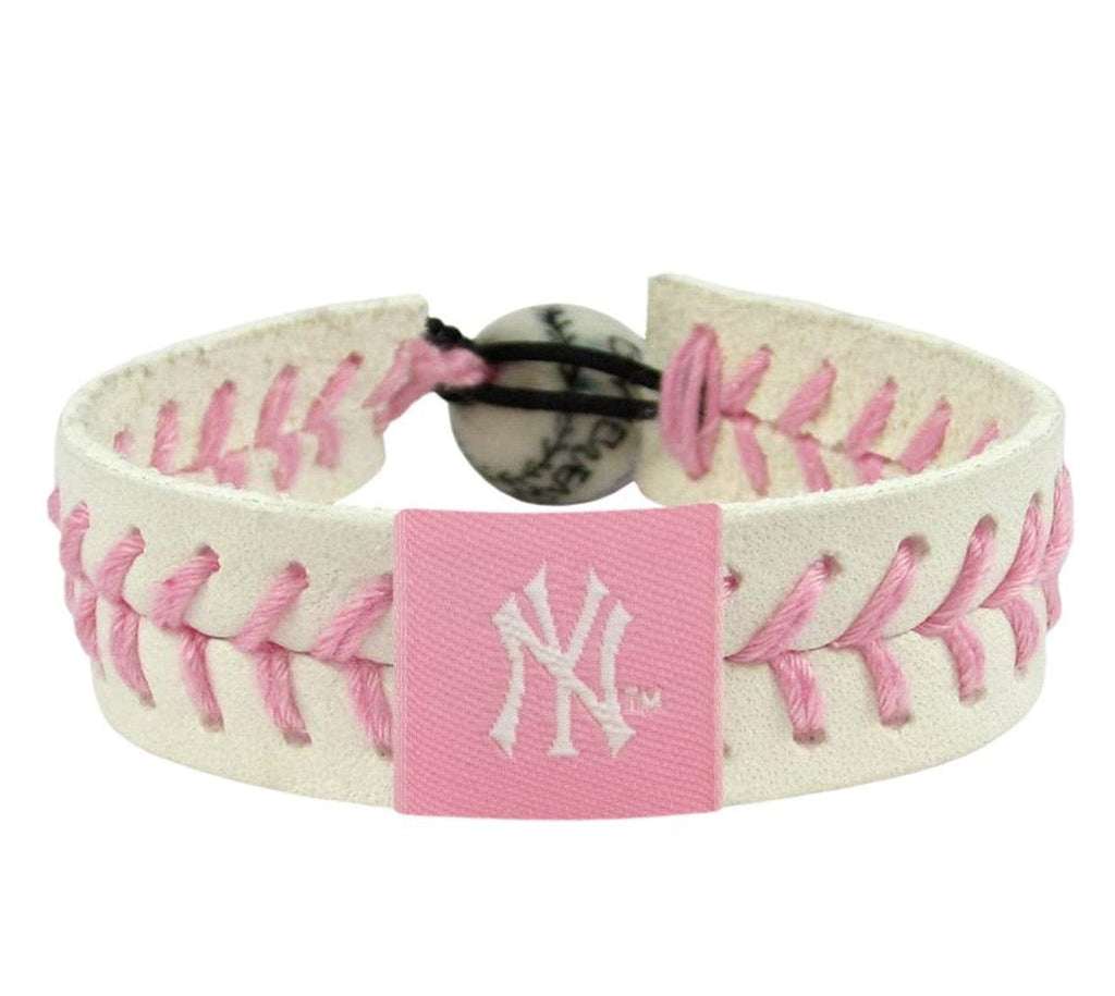 New York Yankees New York Yankees Bracelet Baseball Pink CO 852246001637