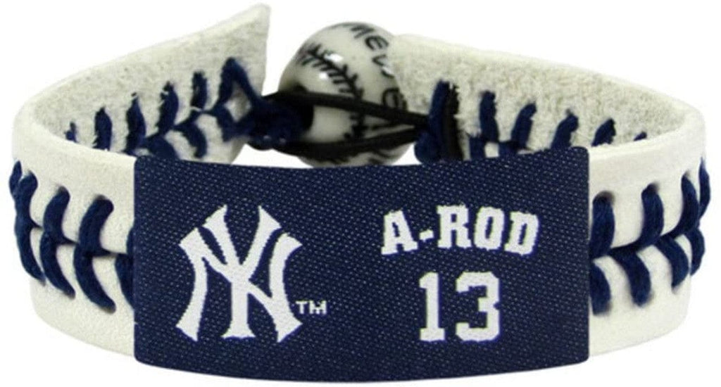 New York Yankees New York Yankees Bracelet Genuine Baseball Alex Rodriguez CO 877314003603