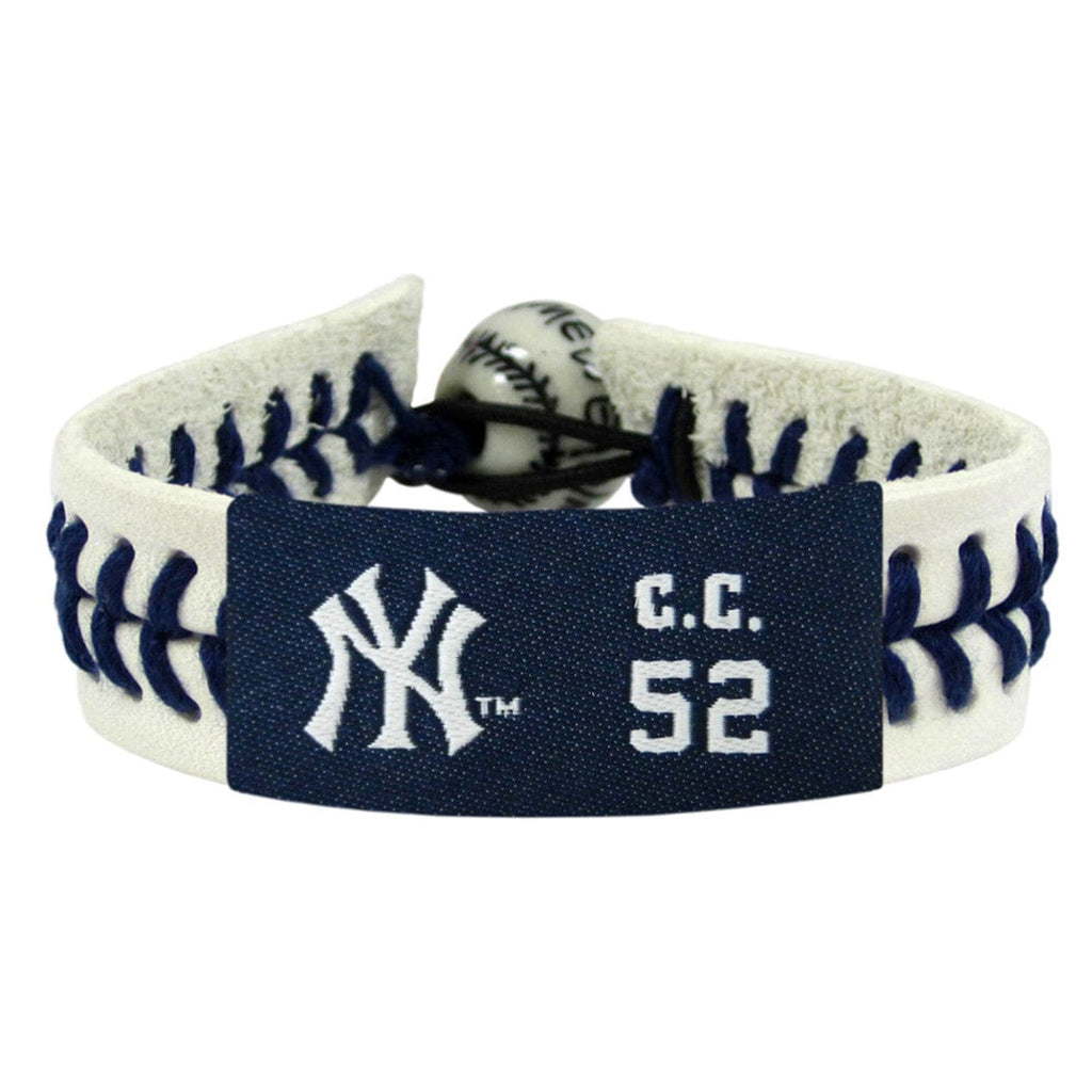 New York Yankees New York Yankees Bracelet Genuine Baseball CC Sabathia CO 844214013070