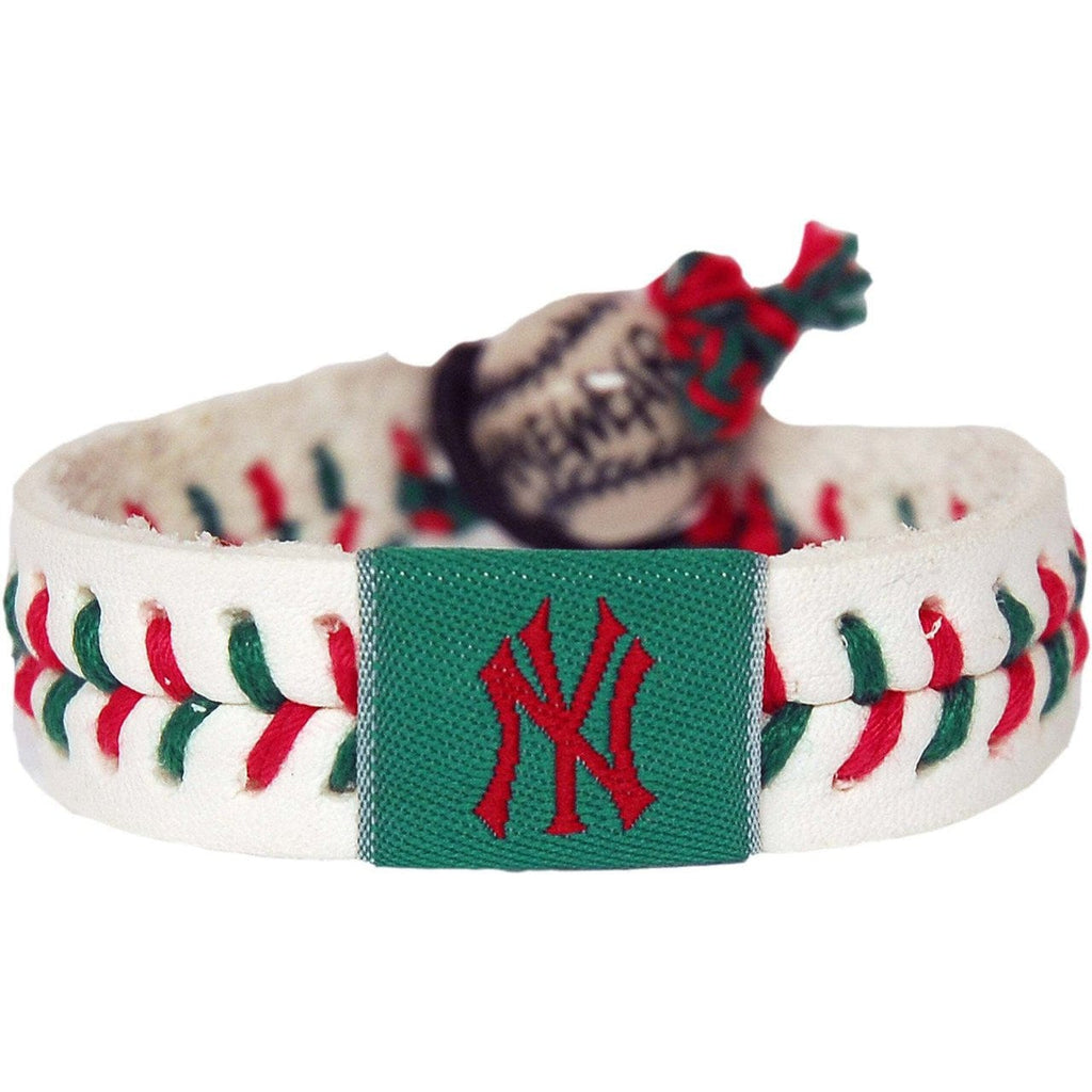 New York Yankees New York Yankees Bracelet Team Color Baseball Holiday CO 877314005201
