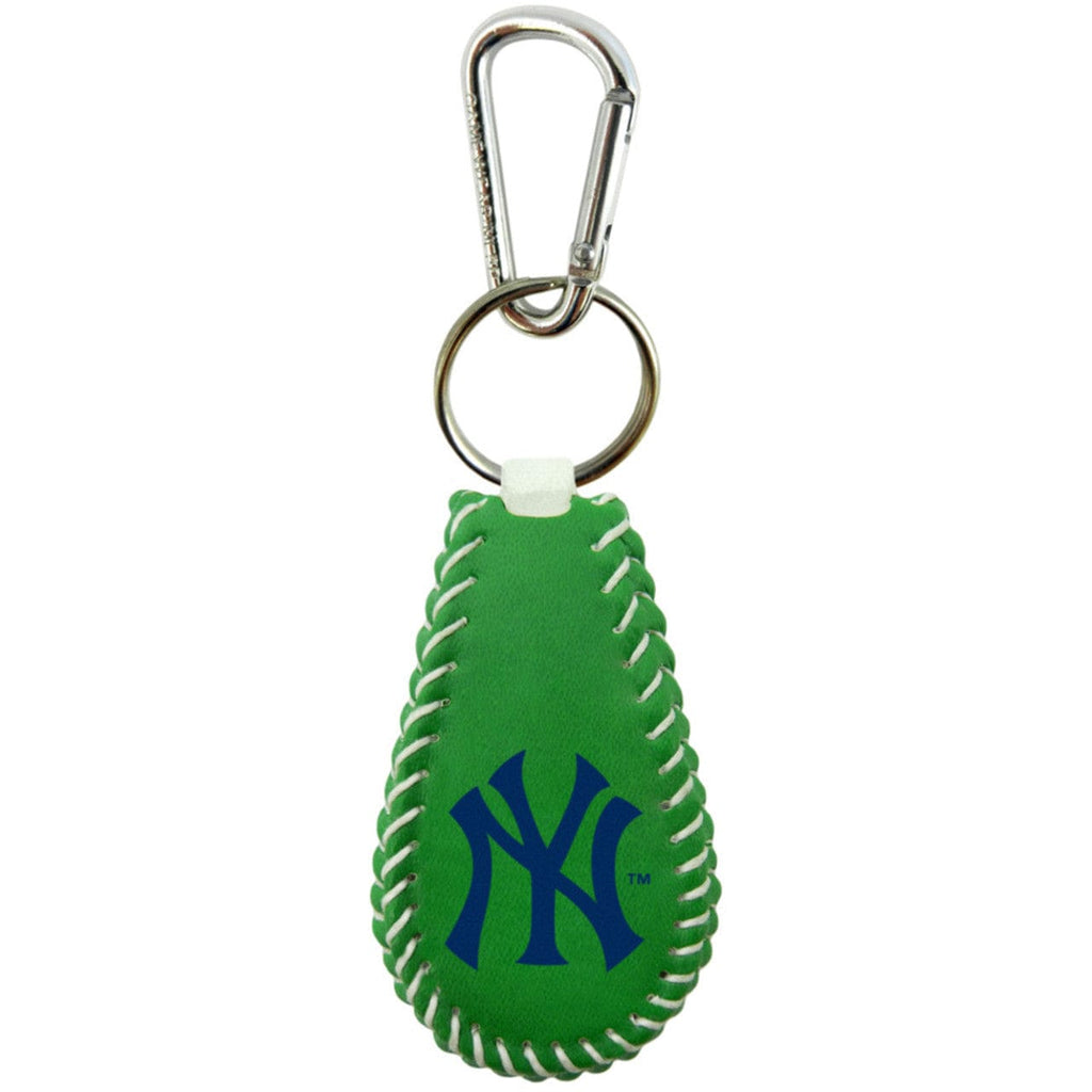 New York Yankees New York Yankees Keychain Baseball St. Patrick's Day CO 844214001909