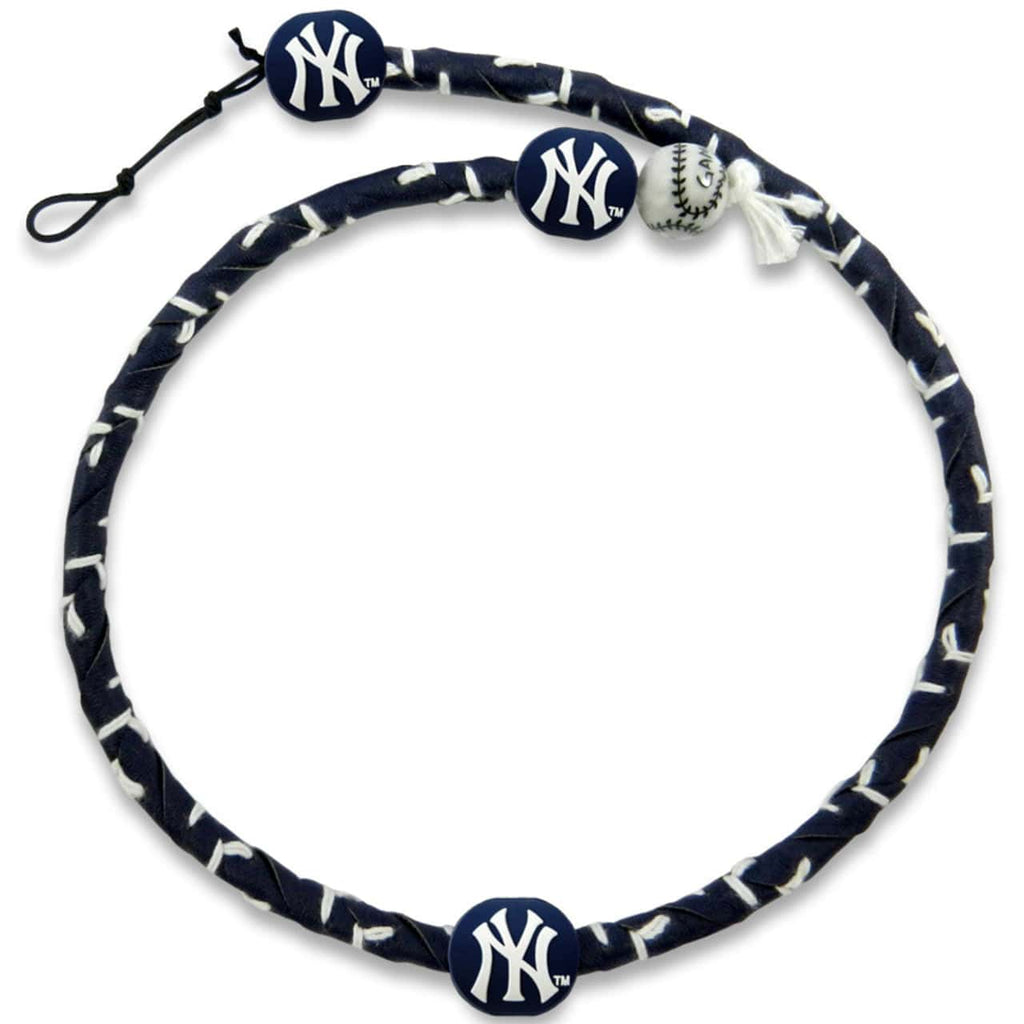New York Yankees New York Yankees Necklace Frozen Rope Team Color Baseball CO 844214042117