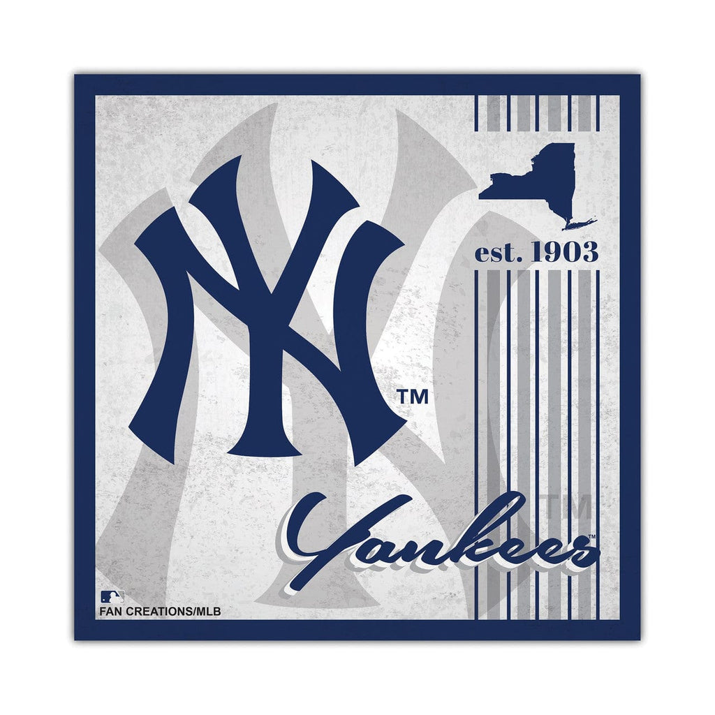 Sign 10x10 Album New York Yankees Sign Wood 10x10 Album Design 878461371287
