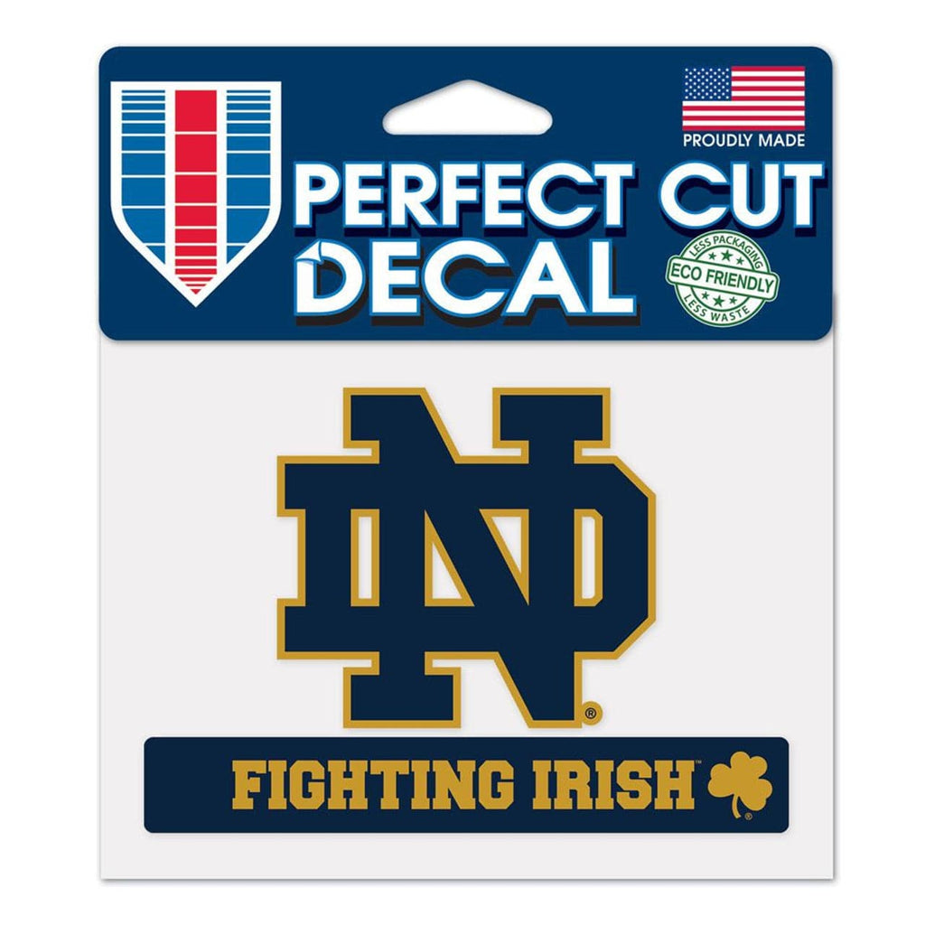 Decal 4.5x5.75 Perfect Cut Color Notre Dame Fighting Irish Decal 4.5x5.75 Perfect Cut Color 032085999139